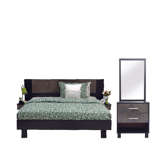 Novak - Bed with sides & Dresser 750