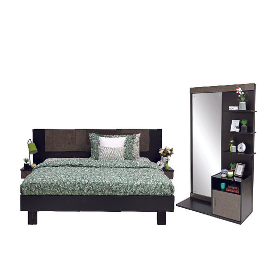 Novak - Bed with sides & Dresser 751