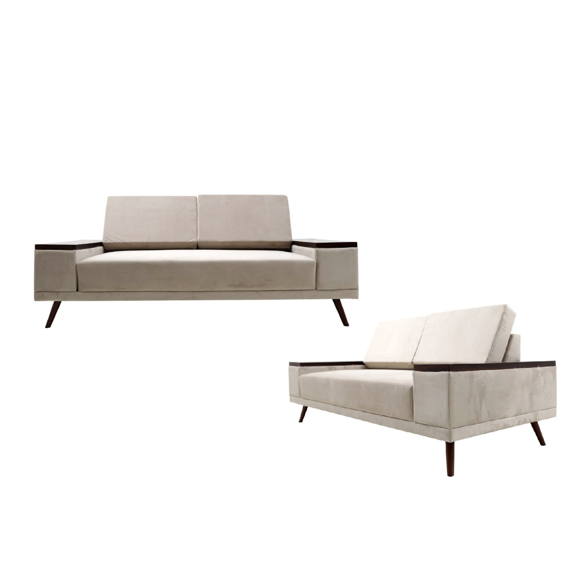 Buy Nimoy Sofa  Set (03 & 02 Seater) and get a free Osborne L-shaped coffee table.