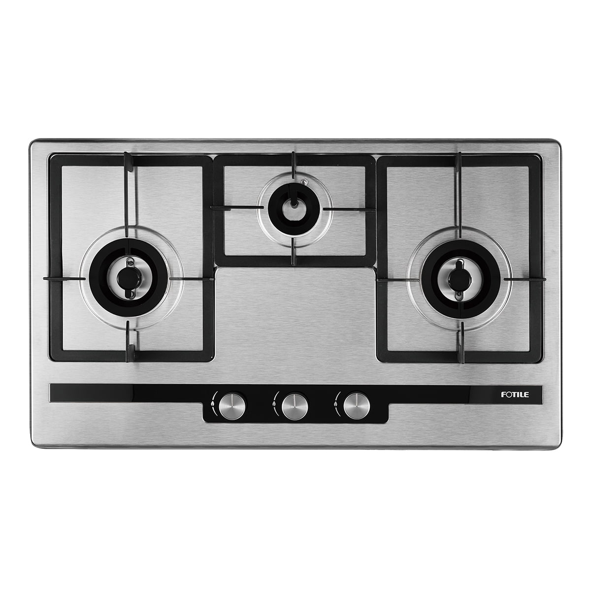 GAS HOB 3 FOTILE BURNERS SS TOP GAS 78307