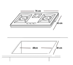 For Pakistani Cooking 10-B Brass Cooking Gas-Burner In flexible Price.