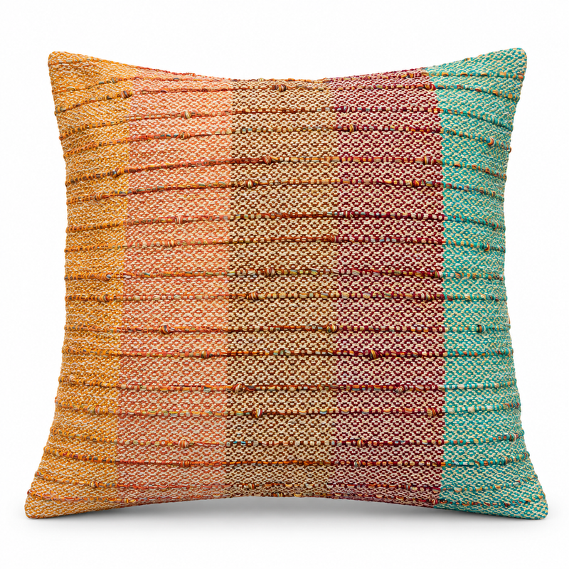 Raspberry Wine Woven Cushion Cover 18×18 – Midnight Marrakech 26