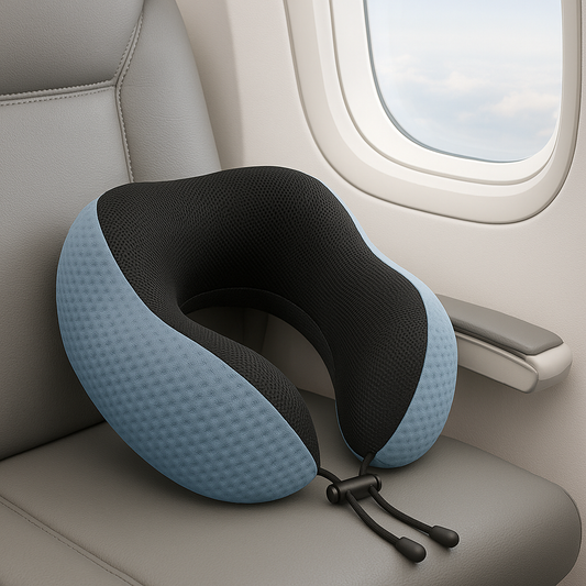 Travel Neck Pillow – Variant: Blue, Green, Grey, Pink