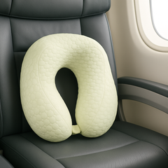 Travel Neck Pillow – Variant: Blue, Brown, Pink, Yellow