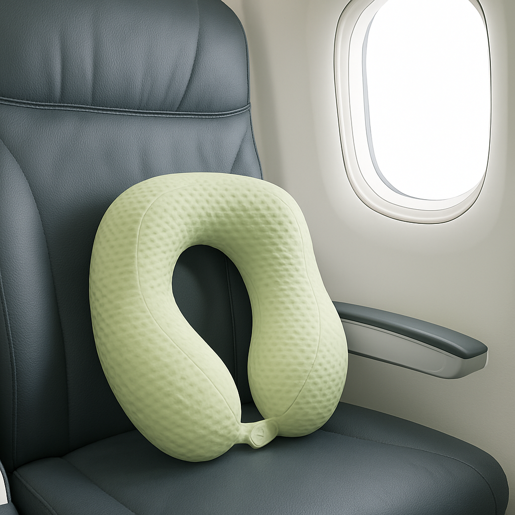Travel Neck Pillow  – Variant: Blue, Green, Pink
