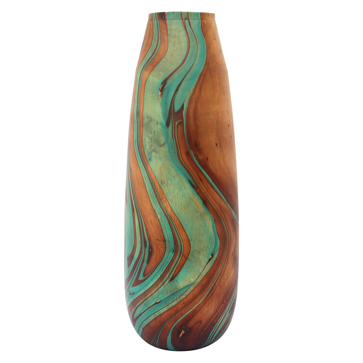 Turquoise Vase (L) (Ex3608C)