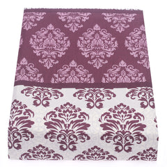 Damask pattern Double Bedsheet 90x94"