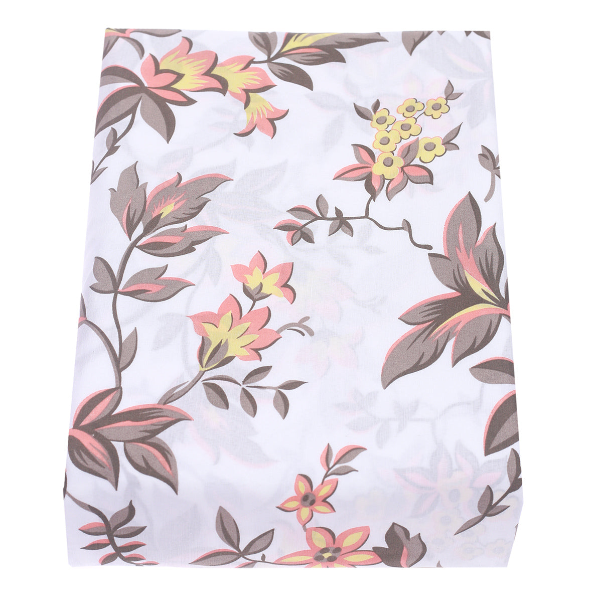 Floral geometric Double Bedsheet 90x90"