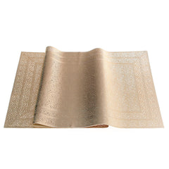 Plastic Table Runner (30x90 cm) – Rectangle, Embossed Finish