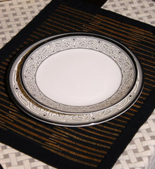 Gothic Grace Dinner Set – Bold Black Elegance with Ornate Detailing (22 / 30 / 43 PCS)