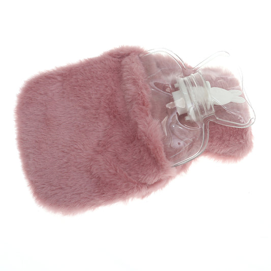 Cute Hot Water Bag – Purple Bunny Design (Soft Cover)