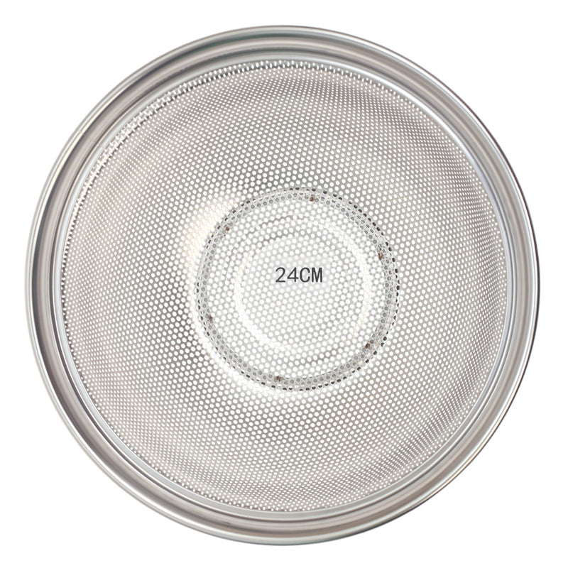 Stainless Steel Strainer Basket – 21cm / 24cm - Habitt