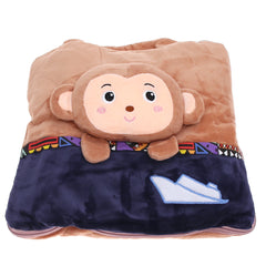 Convertible Pillow Blanket – Bear Design