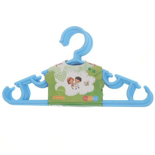 6-Piece Kids Clothes Hanger Set – Durable Plastic Hangers for Baby & Toddler Garments
