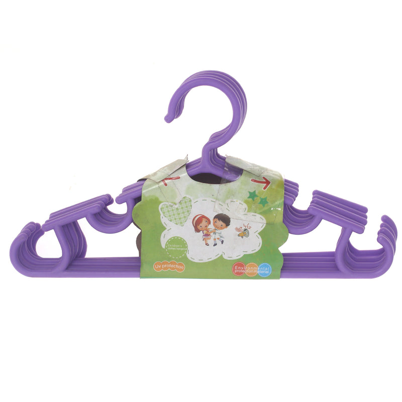6-Piece Kids Clothes Hanger Set – Durable Plastic Hangers for Baby & Toddler Garments - Habitt