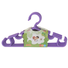 6-Piece Kids Clothes Hanger Set – Durable Plastic Hangers for Baby & Toddler Garments