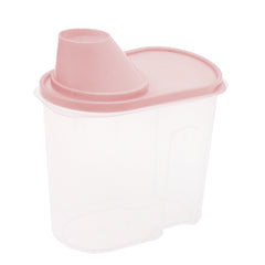 Airtight Cereal Jar – Small Food Storage Container with Pouring Spout