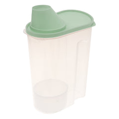 Large Airtight Cereal Jar – Big Food Storage Container with Measuring Cap