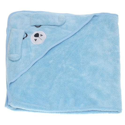Kids Hooded Bath Towel – Soft & Absorbent Animal Face Wrap