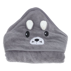 Kids Hooded Bath Towel – Soft & Absorbent Animal Face Wrap