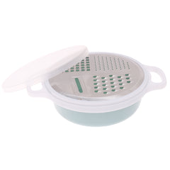 3-in-1 Grater with Storage Bowl & Lid | Multi-Purpose Kitchen Tool