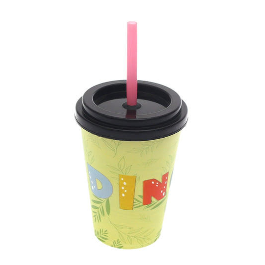 Cup with Straw – Light Green
