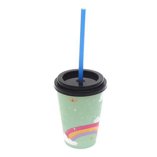 Cup with Straw – Green