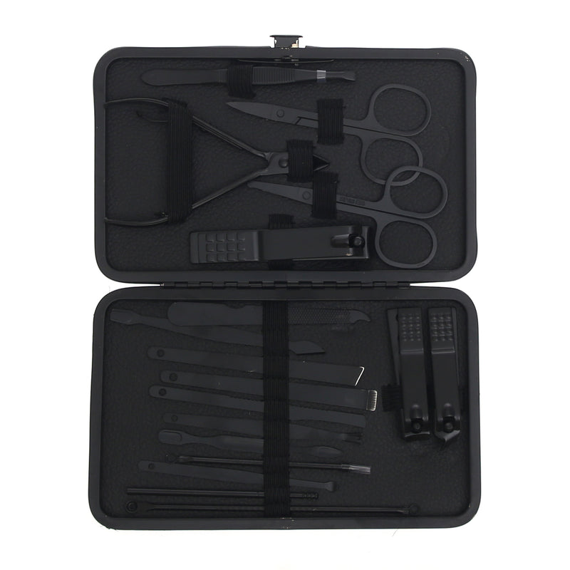 Professional Manicure & Pedicure Nail Cutter Kit – 18‑Piece Grooming Set - Habitt