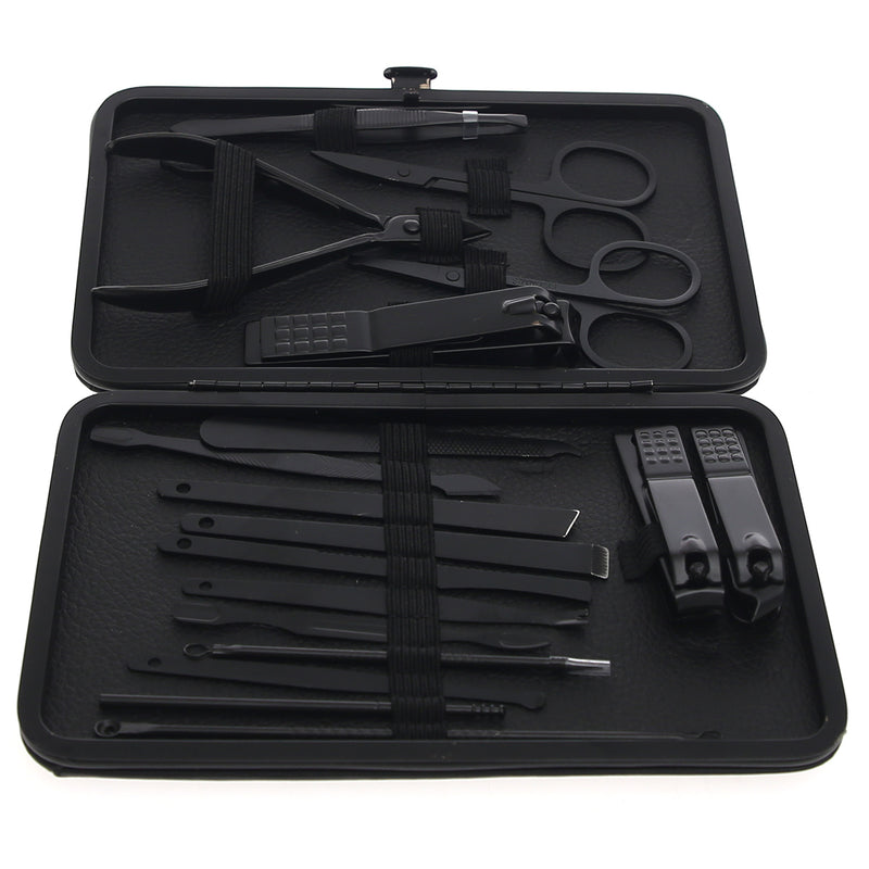 Professional Manicure & Pedicure Nail Cutter Kit – 18‑Piece Grooming Set - Habitt