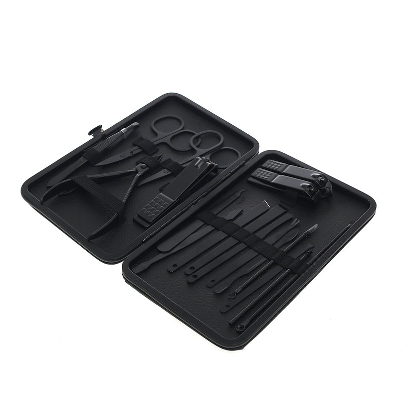 Professional Manicure & Pedicure Nail Cutter Kit – 18‑Piece Grooming Set - Habitt