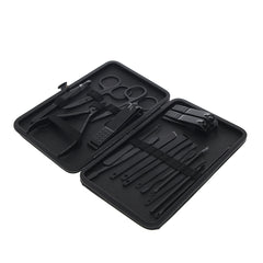 Professional Manicure & Pedicure Nail Cutter Kit – 18‑Piece Grooming Set