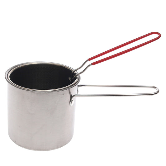Stainless Steel Frying Pot with Basket – Deep Fryer for Home Cooking