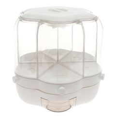 Rotating Rice Dispenser – 10kg Capacity Grain Storage Container