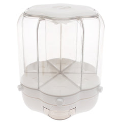 Rotating Rice Dispenser – 10kg Capacity Grain Storage Container