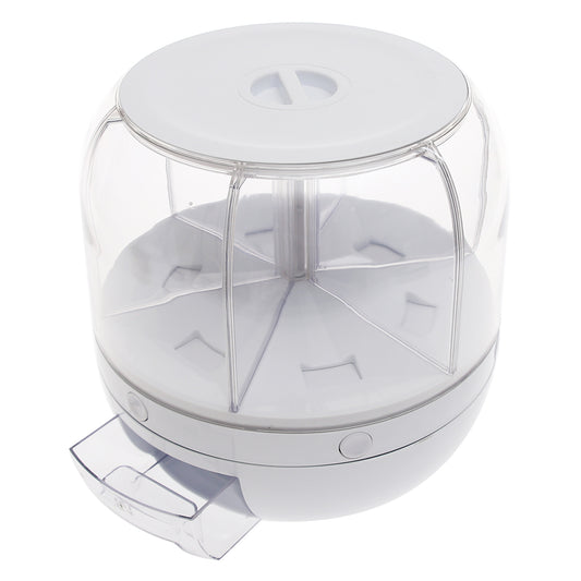 Rotating Rice Dispenser – 5kg Capacity Grain Storage Container