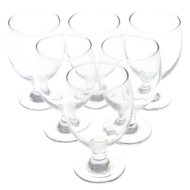 6Pcs S.Stem Glass Bingo 350ml SNV-009 - Habitt