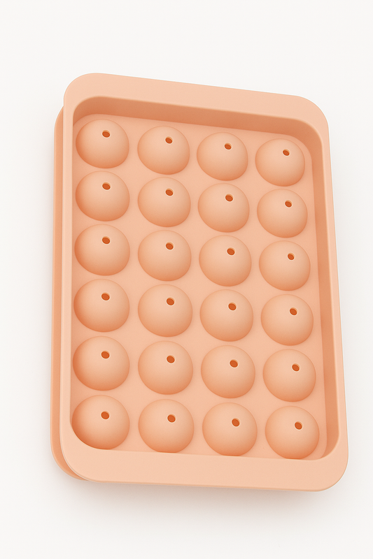 Ice Cube Ball Tray – 33 Pieces Orange
