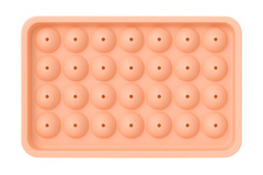 Ice Cube Ball Tray – 33 Pieces Orange