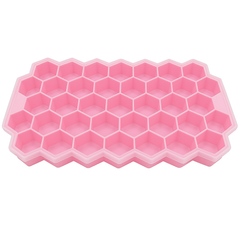 1Pc Honeycomb Ice Cube Tray with Lid Assorted – Flexible Silicone Ice Mold