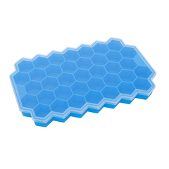 1Pc Honeycomb Ice Cube Tray with Lid Assorted – Flexible Silicone Ice Mold