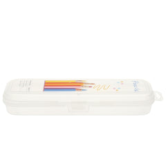 Multi Pencil Box – Transparent Stationery Organizer for School, Office & Art Supplies