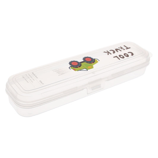 Cool Truck Multi-Box – Transparent Stationery Storage Case for School and Office