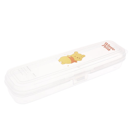 Winnie‑Pooh Multi‑Box – Transparent Stationery Storage Case for Kids & School Supplies