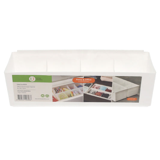 Drawer Organizer – Grey & White