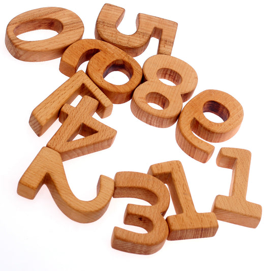 NUMBERS PLAY LIGHT BROWN - Habitt