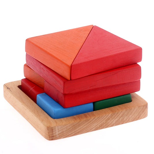 FRACTION BOARD SQUARE.MULTICOLOUR. - Habitt