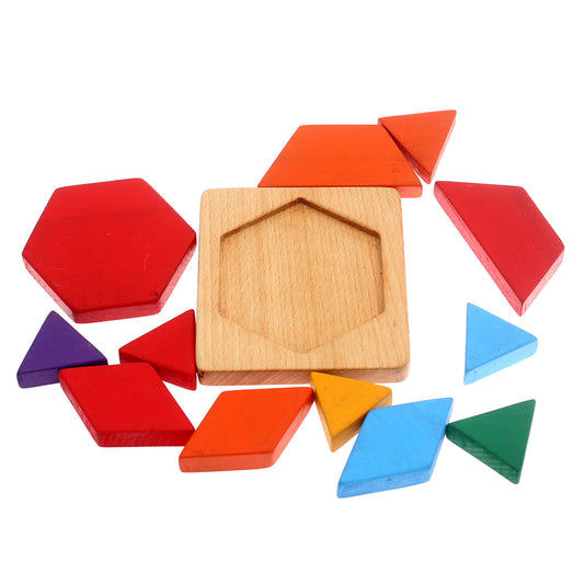 FRACTION BOARD HEXAGON MULTICOLOUR - Habitt