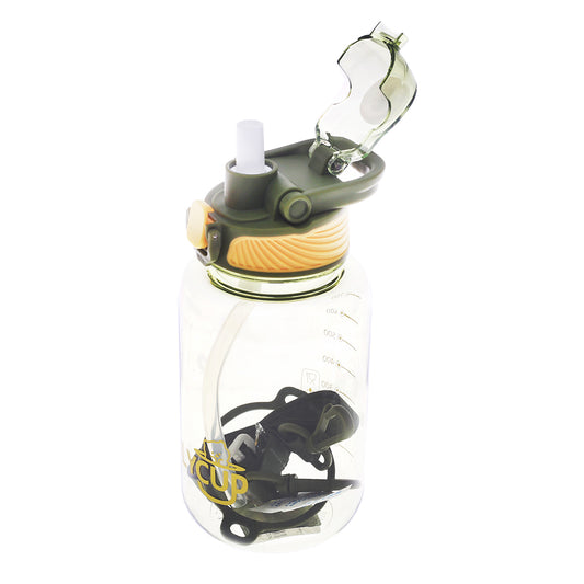 Water Bottle Dark Green Z311-790 - Habitt
