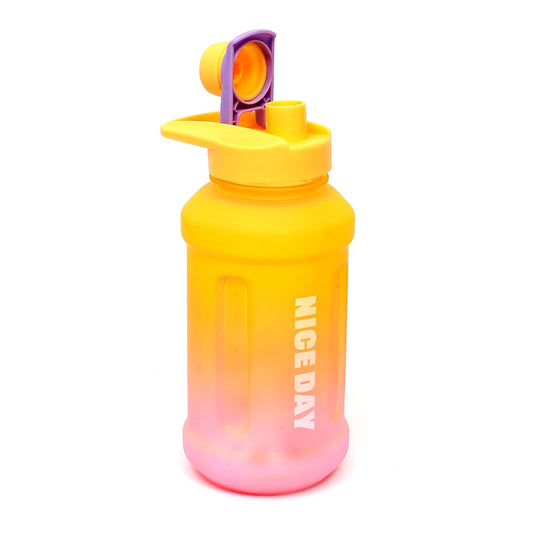 Spring Bottle W/ Straw Yellow - Habitt