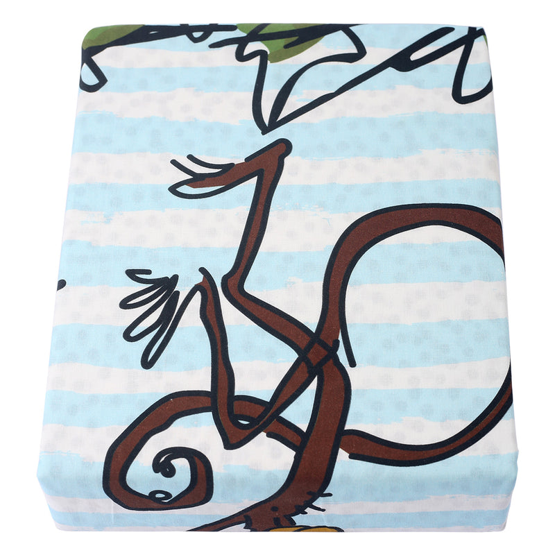 Giant Giraffe Single Bedding Set Blue - Habitt